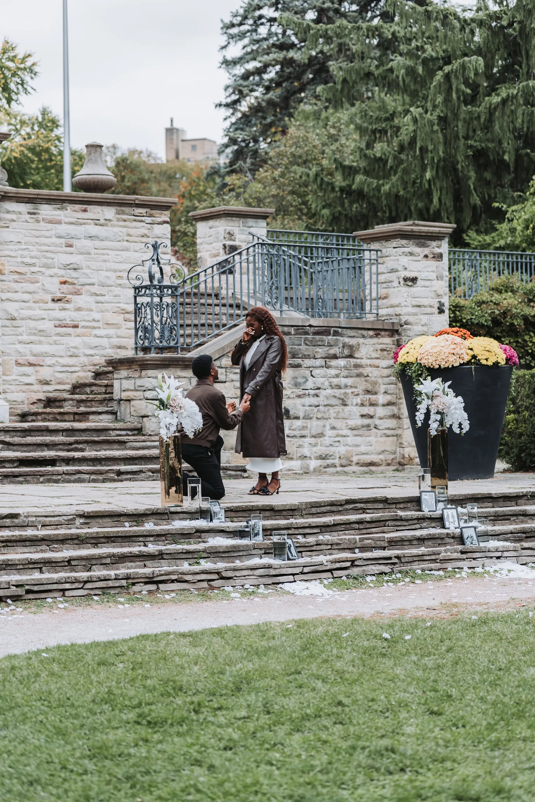 Alexander Muir Memorial Gardens, pre-wedding and engagement photography location in North Toronto, Lawrence Park