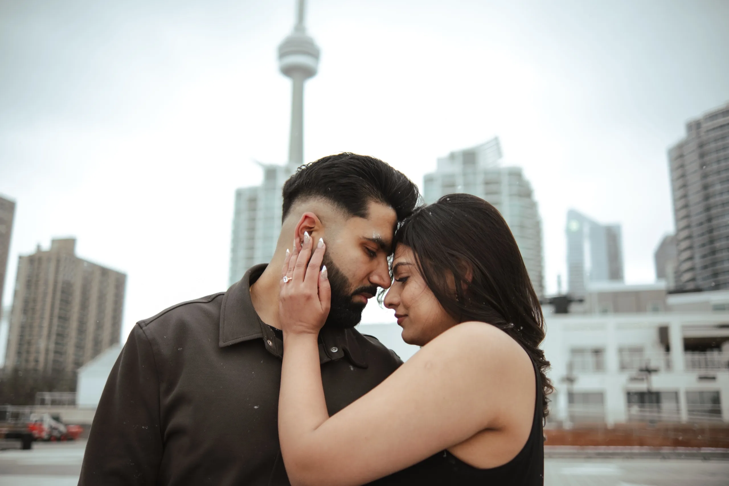 Mania + Hitesh, Lakeshore Downtown & RC Harris, Toronto photography by AD Photography