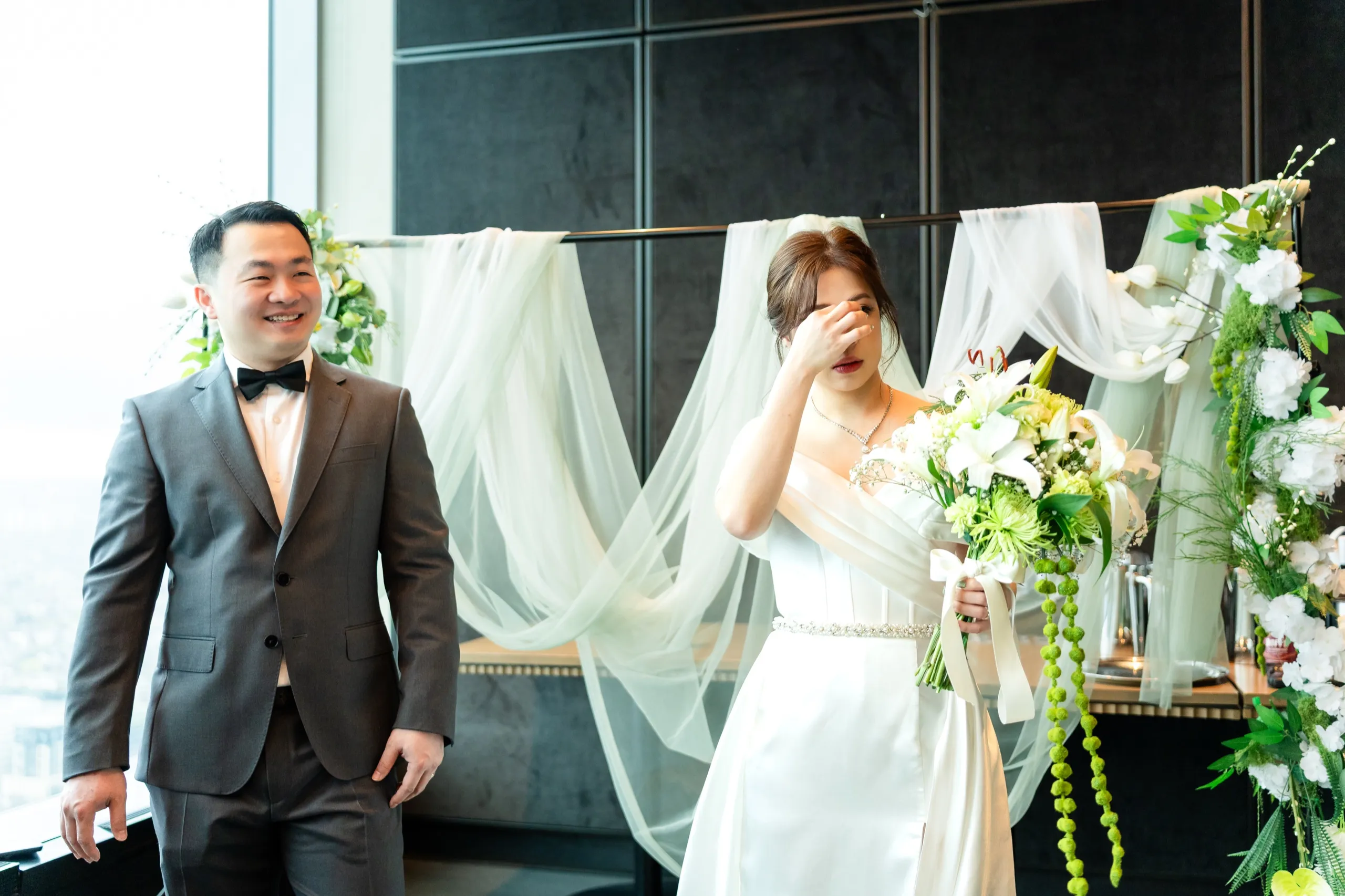 Grace + Giovanni, Aera Toronto, Downtown photography by AD Photography