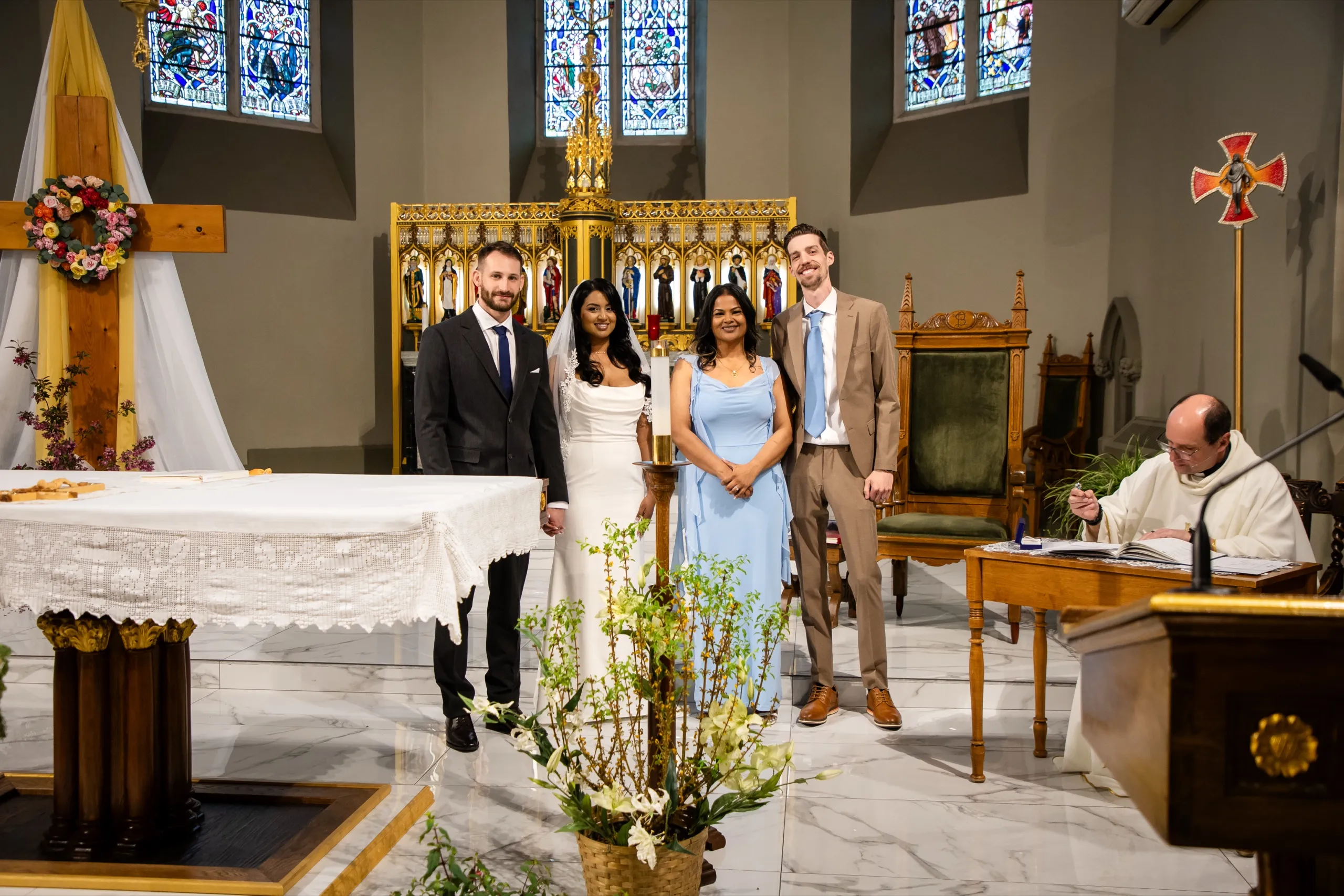 Roxanne + Justin, St. Patrick's Parish + Dundurn Castle, Hamilton photography by AD Photography